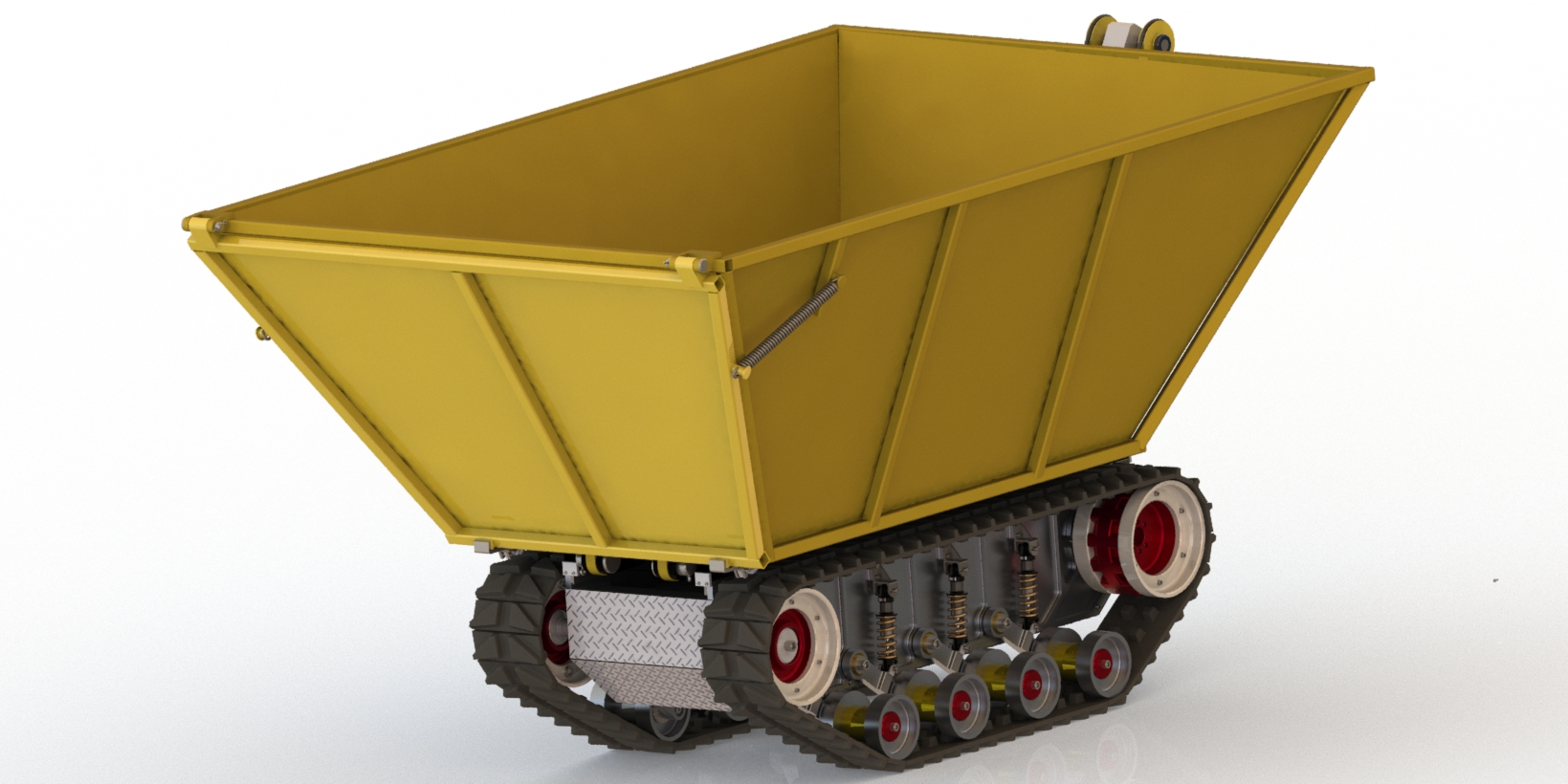 自动翻斗履带车